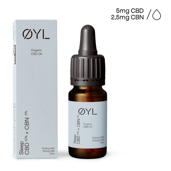 Sleep <br>Huile de CBD biologique 10ml – Image 2