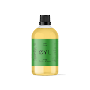 Organic CBD & CBG Massage Oil<br>Exotic Basil - 100ml